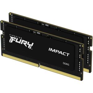Kingston Fury Impact 32GB 4800MHz CL38 DDR5 SO-DIMM (2x16) Black
