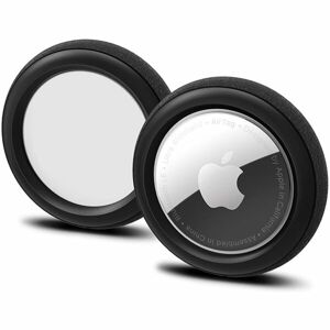 Spigen Silicone Fit 2 Pack pouzdro Apple AirTag černé
