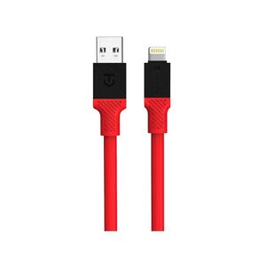 Tactical Fat Man kabel USB-A/Lightning (1m) červený