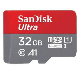 SanDisk Ultra MicroSDHC A1 Class 10 UHS-I Android paměťová karta 32GB + adaptér (SDSQUA4-032G-GN6TA)