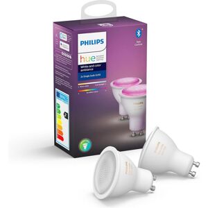 Philips Hue White and Color Ambiance 2x Bluetooth LED žárovka GU10 5,7W 350lm