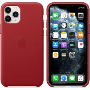 Apple kožený kryt iPhone 11 Pro Max (PRODUCT) RED