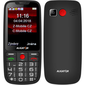 ALIGATOR A890 GPS Senior černý