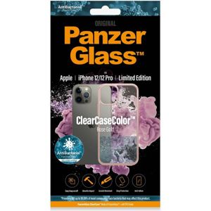 PanzerGlass ClearCase Antibacterial Apple iPhone 12/12 Pro růžově zlatý