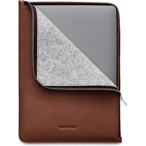 Woolnut kožené Folio pouzdro pro 13"/14" MacBook hnědé
