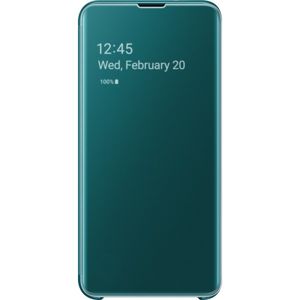 Samsung EF-ZG970CG Clear View flipové pouzdro Galaxy S10e zelené