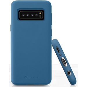 CellularLine SENSATION ochranný silikonový kryt pro Samsung Galaxy S10, modrý
