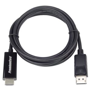 PremiumCord DisplayPort 1.2 na HDMI2.0 kabel pro rozlišení 4Kx2K@60Hz, 3m