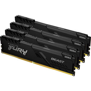 Kingston FURY Beast 128GB 3600MHz DDR4 CL18 DIMM (4x32GB) Black