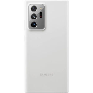 Samsung Silicone Cover kryt Galaxy Note20 Ultra (EF-PN985TWEGEU) stříbrný