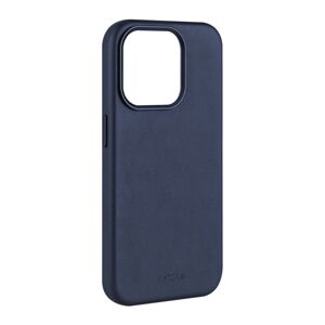 FIXED MagLeather kožený kryt s MagSafe Apple iPhone 15 Plus modrý