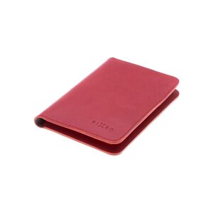 FIXED Passport Kožená peněženka (velikost cestovního pasu) červená