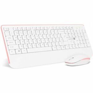 CONNECT IT Combo bezdrátová klávesnice a myš CZ/SK bílá/růžová