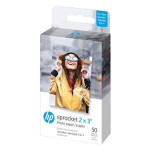 HP Zink Paper Sprocket 50 ks 2x3"