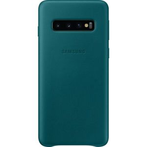 Samsung Leather Cover kryt Samsung Galaxy S10 (EF-VG973LGEGWW) zelený (eko-balení)