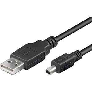 PremiumCord kabel USB A-B mini 4piny Mitsumie 2m