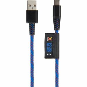 Xtorm Solid USB-A/USB-C pevný kabel 1 m modrý