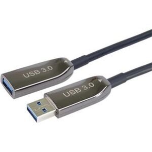 PremiumCord USB 3.0 prodlužovací optický AOC kabel A/Male - A/Female 50m