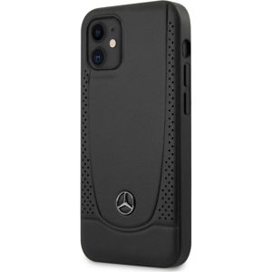 Mercedes Leather Urban kryt iPhone 12 mini černé