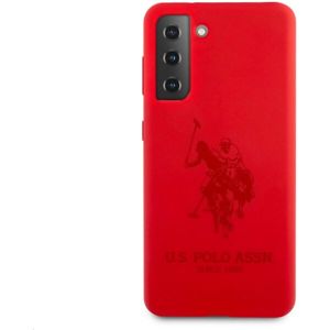 U.S. Polo Double Horse silikonový kryt Samsung Galaxy S21 červený