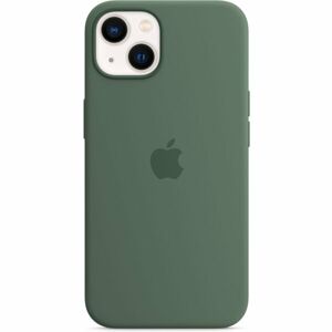 Apple silikonový kryt s MagSafe na iPhone 13 eukalyptově zelený