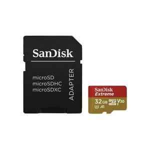 SanDisk Extreme MicroSDHC Class 10 UHS-I U3 V30 paměťová karta 32GB + adaptér