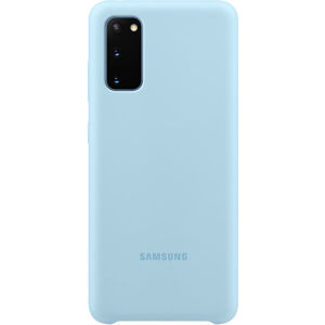 Samsung EF-PG980TL silikonový zadní kryt Galaxy S20 modrý