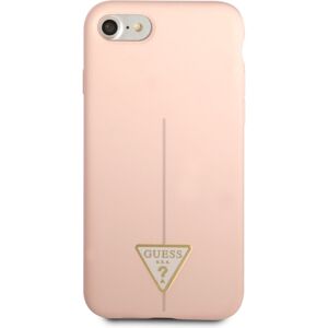 Guess Silicone Line Triangle kryt iPhone 7/8/SE (20/22) růžový