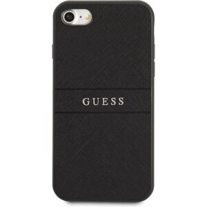 Guess PU Leather Saffiano kryt iPhone 7/8/SE (20/22) černý