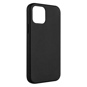 FIXED MagLeather kožený kryt s MagSafe Apple iPhone 12/12 Pro černý