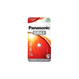 Panasonic SR41 stříbrooxidová baterie do hodinek (1ks)
