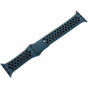 COTEetCI sportovní děrovaný řemínek pro Apple Watch 42/44/45mm černá-modrá