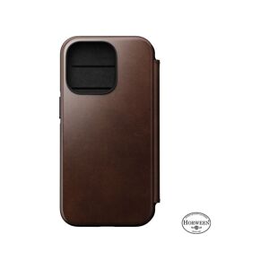 Nomad Leather MagSafe Folio iPhone 14 Pro hnědý
