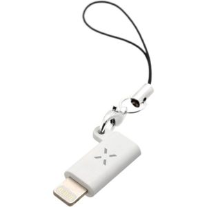 FIXED Link redukce pro nabíjení a datový přenos z USB-C na Lightning bílá