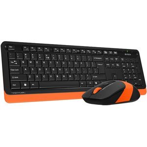 A4tech FG1010 set bezdrátové klávesnice a myši černá/oranžová