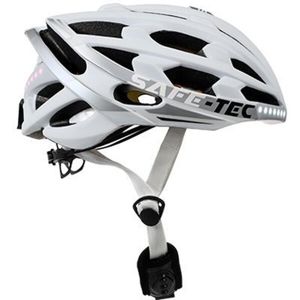 Safe-Tec TYR 3 chytrá helma na kolo XL (61cm - 63cm) bílá