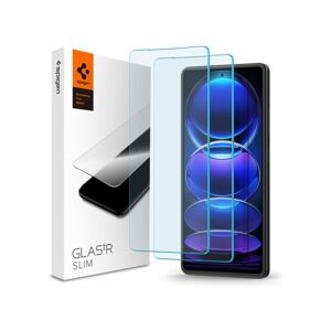 Spigen Glass tR Slim tvrzené sklo 2 Pack Xiaomi Redmi Note 12 Pro 5G/Redmi Note 12 Pro+ 5G/POCO X5 P