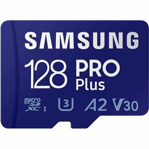 Samsung micro SDHC 128GB PRO Plus + SD adaptér