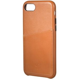 iWant PU kožený obal s kapsou Apple iPhone SE (2020) / 7 / 8 hnědý