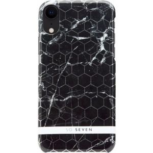 SoSeven Milan Case Hexagonal Marble kryt iPhone XR černý