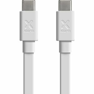 Xtorm Flat USB-C/USB-C plochý kabel 1 m bílý