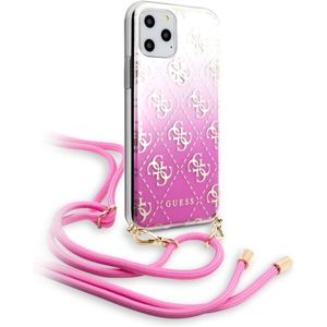 Guess 4G Gradient kryt iPhone 11 Pro růžový