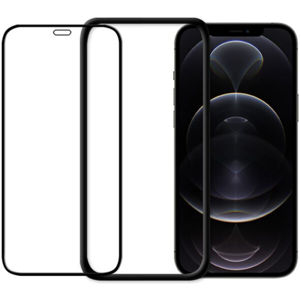 Odzu Glass 2,5D ochranné sklo E2E Apple iPhone 12/12 Pro černé