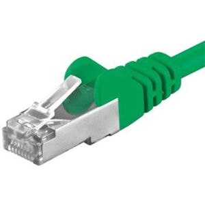 Premiumcord Patch kabel CAT 6a S-FTP RJ45-RJ45 AWG 26/7 10m zelený