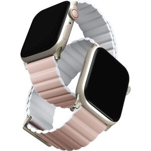 UNIQ Revix Premium Edition řemínek pro Apple Watch 41/40/38mm Blush (růžový/bílý)