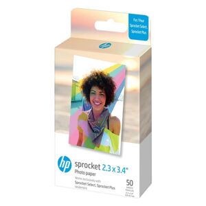 HP Zink Paper Sprocket Select 50 ks 2,3x3,4"