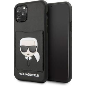 Karl Lagerfeld CardSlot KLHCN65CSKCBK kryt iPhone 11 Pro Max černý