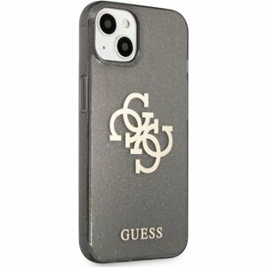 Guess TPU Big 4G Full Glitter Case iPhone 13 černý