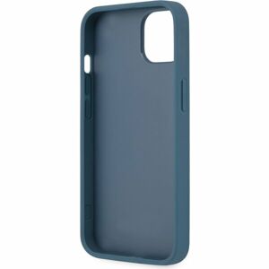 Guess PU 4G Metal Logo Case iPhone 13 Mini modrý