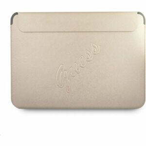 Guess PU Saffiano Sleeve pouzdro pro 13" Macbook/notebook zlaté